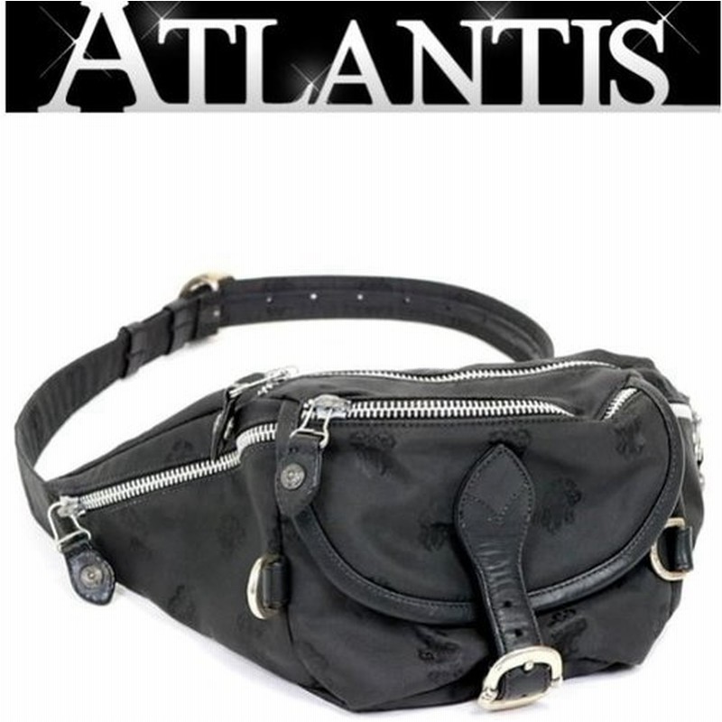 極美品 CHROME HEARTS クロムハーツ ウエストバッグ スナット