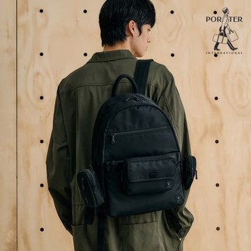 PORTER INTERNATIONAL- 百變自如MULTI後背包(L) - 黑