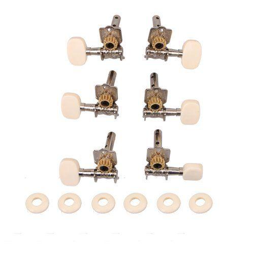 6ピース アコースティックギター 弦 Tuning Pegs 弦セット Machine Heads