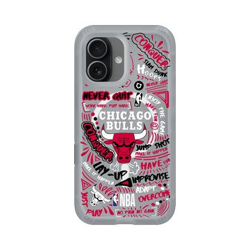 iPhone 17 AirX 流變灰 - NBA - 塗鴉系列-芝加哥公牛 Chicago Bulls - Graffiti