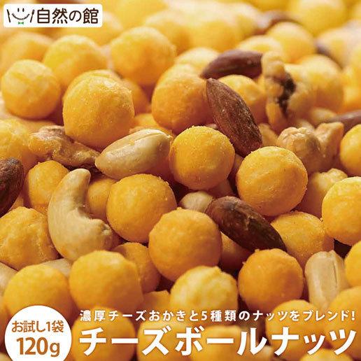 おつまみ おかき ミックスナッツ 送料無料 チーズボールナッツ 120g お試し おやつ お菓子 チーズおかき 乾杯 ポイント消化 非常食 保存食 訳あり