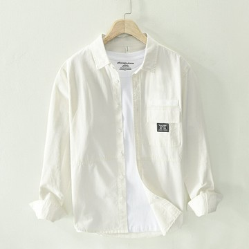 現貨+預購 男襯衫長袖上衣男商務休閒襯衫上衣-日系拼接休閒男裝4色74kz66【獨家進口】【米蘭精品】