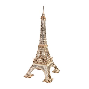 RoboTime 艾菲爾鐵塔-3D木質益智模型TG501(公司貨)巴黎鐵塔