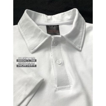 2025新款男生純棉t恤男款襯衫男夏季短袖polo衫重磅帶領男士plol