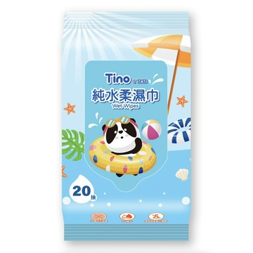 Tino 純水柔濕巾(20抽X5包)