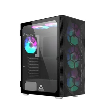 【MONTECH】君主 X3 MESH 黑色 電腦機殼 (預裝6顆RGB風扇)