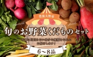 152-811  豊後大野市の旬の お野菜 くだもの セット 6～8品 大分県産 フルーツ 旬 青果