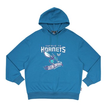 NBA Charlotte Hornets 運動帽T 長袖上衣 藍色 35551057 72 noB45