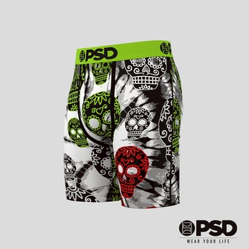 【PSD Underwear 官方旗艦店】GRUNGE-平口四角褲-骷顱頭寶寶-綠色