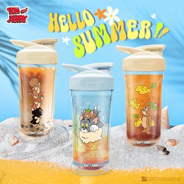 快速出貨🎁收禮者可自選款式【BlenderBottle】Strada系列 湯姆貓與傑利鼠 Tritan 按壓鎖扣環保隨行杯28oz/828ml