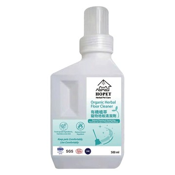 HOPET 有機植萃寵物地板清潔液  500ml  1個