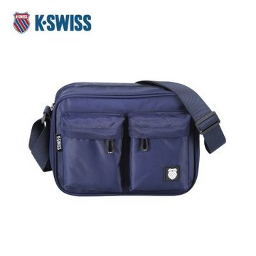 K-SWISS 運動斜背包23FW SHOULDER 1 休閒包 男包女包藍色 BG306-426-1SZ