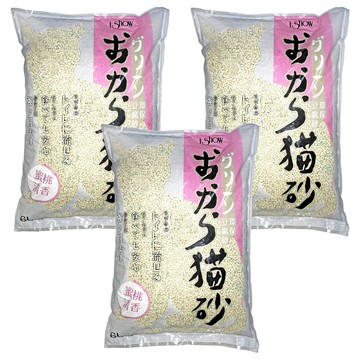 i Show 環保豆腐砂  蜜桃清香  6L  3袋