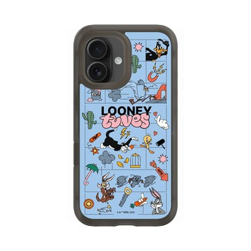 iPhone 16 AirX 本質黑 - 樂一通 Looney Tunes - 歡樂追逐
