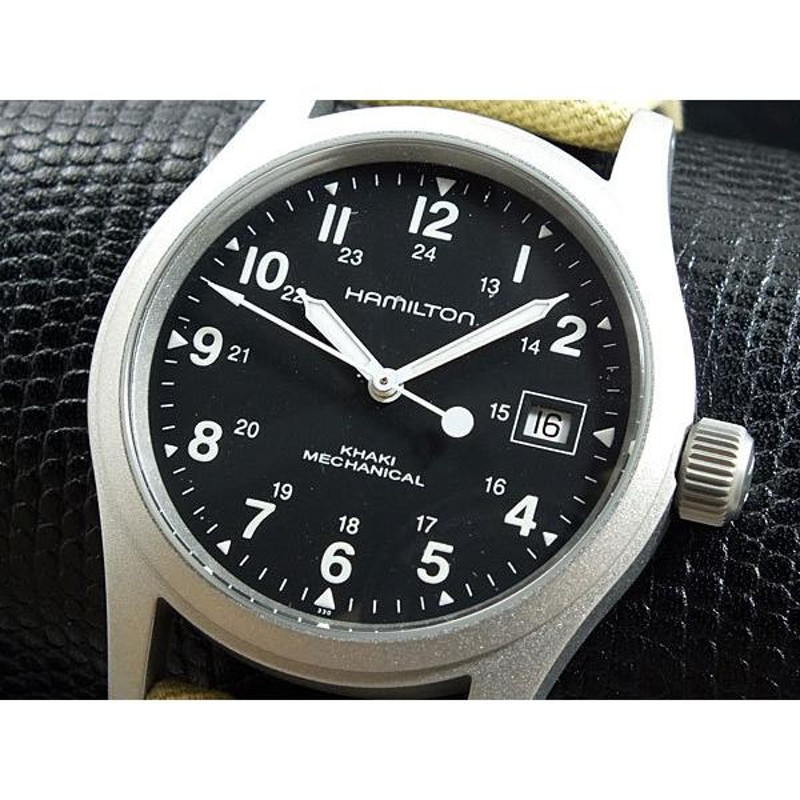 ハミルトン　手巻き腕時計　ケース幅40mm使用回数は7〜8回と思います