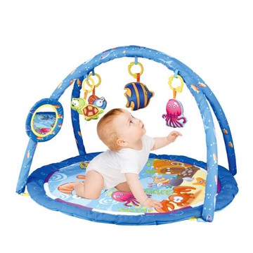 嬰幼兒多功能游戲墊 0-3-12寶寶帶枕頭爬行墊 亞馬遜跨境玩具
