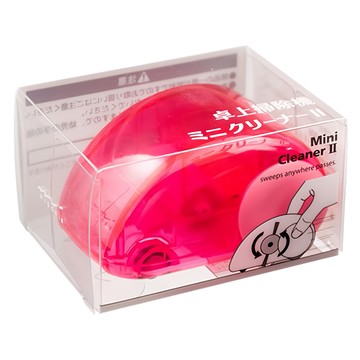 日本 MIDORI MiniCleaner清潔小車2 粉紅色 桌面清潔 滾輪式  1個