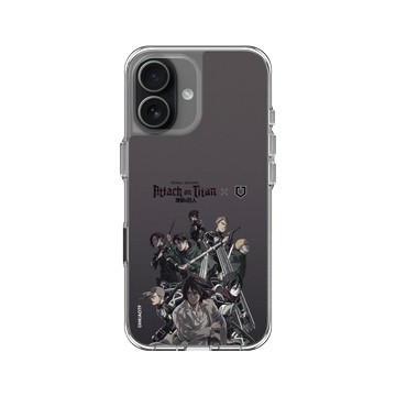 iPhone 17 Clear Case（相機按鈕） 透明 - 進擊的巨人 Attack On Titan -S4 - 全員集結