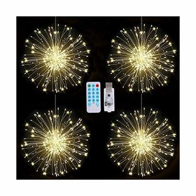 Qucover ストリングライト 花火ライト 480個電球 リモコン調光制御 音楽と同期 クリスマスツリー飾りランプ 新年 春節 バレンタインデー 結 通販 Lineポイント最大get Lineショッピング