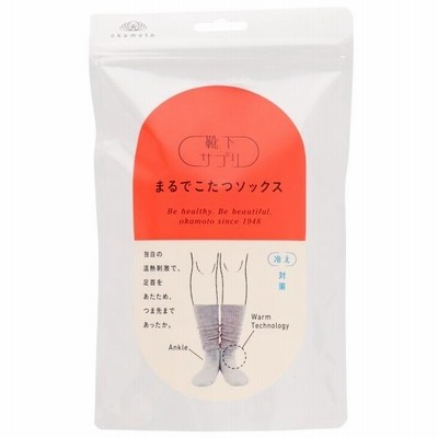 靴下 靴下サプリ まるでこたつ レディース ソックス　23~25cm