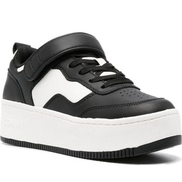 TOMMY JEANS VELCRO FLATFORM SPORT SHOE 黑色女款鞋子