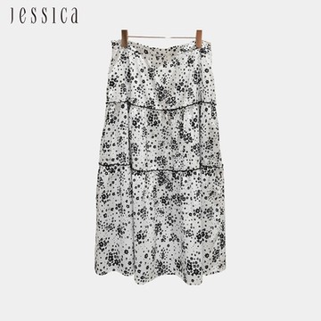 JESSICA - 清新小碎花寬鬆棉質長裙G43104