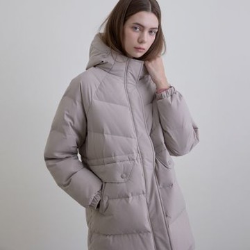 GIORDANO 女裝羽絨口袋連帽外套 Two Mile Wear系列