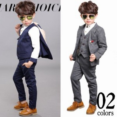 スーツ 子供 男の子 スーツ 5点セット ジャケット パンツ ベスト 