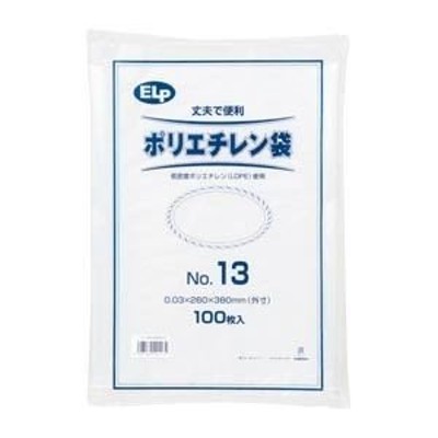 まとめ）TRUSCO 業務用ポリ袋 0.1×45LS-0045 1パック（10枚）〔×10