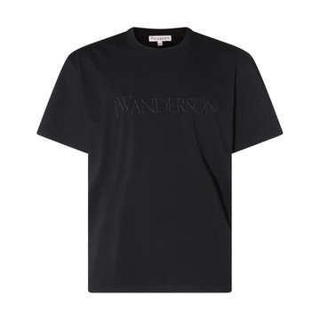 J.w. Anderson - Black Cotton T-shirt