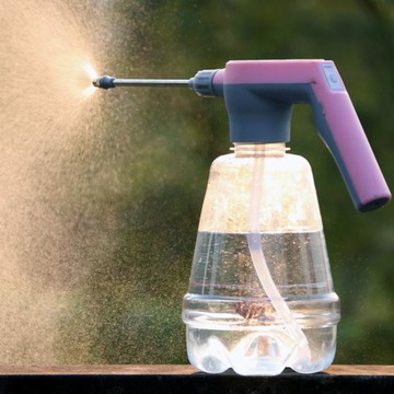 電動噴壺家用電動氣壓式噴頭塑料噴壺澆花洗車可搭配水管壺身噴霧器灑水壺 雙11全館免運