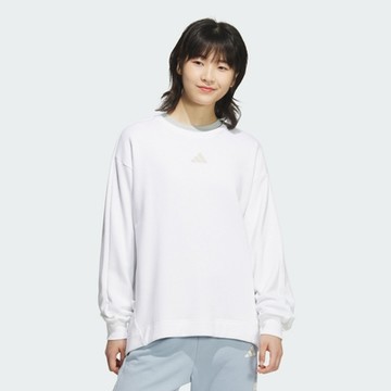 【adidas 愛迪達】 長袖上衣 女 JN9965
