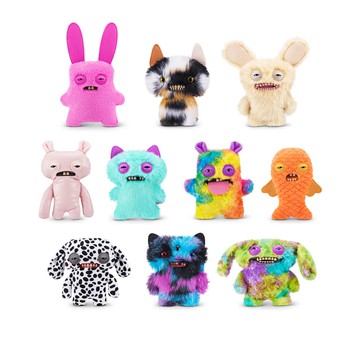 英國 FUGGLER 放克牙寶 萌牙怪獸 醜萌小寵物毛絨玩偶 9吋 (單入隨機出貨)