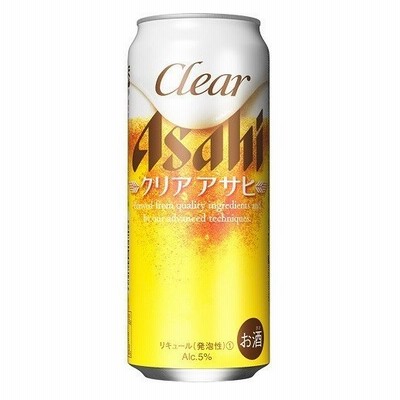 新ジャンル アサヒ クリアアサヒ  5% 500ml×24本入 缶 アサヒビール