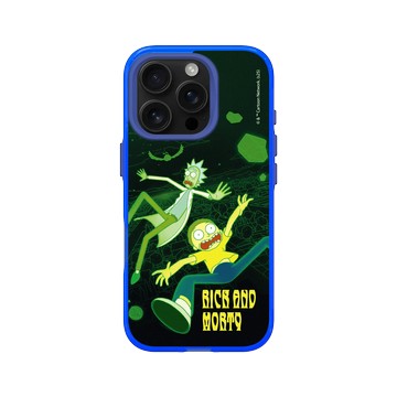 iPhone 16 Pro Clear 激光藍 - 瑞克和莫蒂 Rick and Morty - 瑞克和莫蒂-多元宇宙