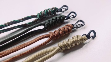 手工單鉤-傘繩證件頸掛繩/識別證帶 -可調整