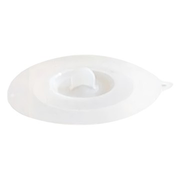 小麥購物 矽膠杯蓋  4個  M  白色