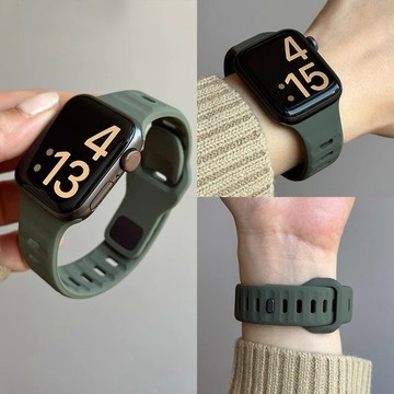 【當日出貨】運動硅膠錶帶 適用於 Apple watch 蘋果錶帶 iWatch 11 10 9 8 SE 3 替換腕帶
