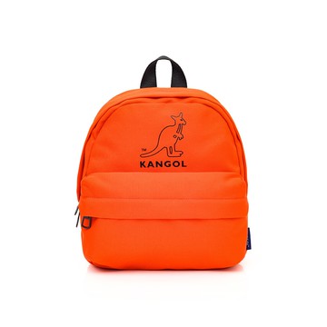 KANGOL 多彩小後背包 深橘