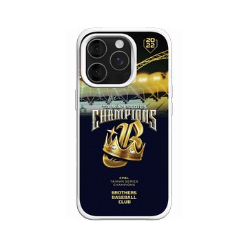 iPhone 16 Pro SolidX 白 - 職棒-中信兄弟 Brothers - 2022中信兄弟總冠軍紀念款-鋼鐵藍