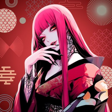 NaChi 原創貼紙【女郎蜘蛛】