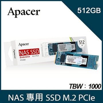 宇瞻 Apacer PP3480 512GB M.2 PCIe NAS專用SSD