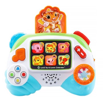 LeapFrog 跳跳蛙 動物遊戲機  雙語模式(西班牙文/英文)  學習形狀數字顏色  白色  1個