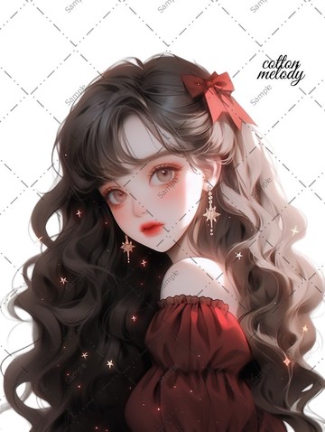 original sticker no.472 人物貼紙 原創貼紙 人物貼紙 女孩貼紙 原創人物貼紙