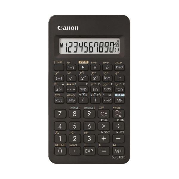 キヤノン 関数電卓 F-605G仮数10桁、指数2桁 関数機能(154種類)、ハードカバー付 0891C003 1セット(10台)