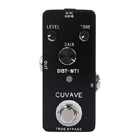 Full Metal Shell Distortion Effect Pedal for Electric Guitar,Mini Effect Guitar Pedal with True Bypass