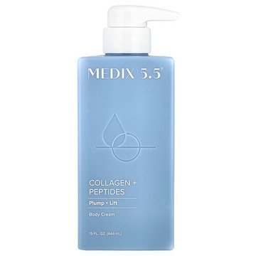 Medix 5.5, 身體霜，膠原蛋白 + 肽，15 液量盎司（444 毫升）