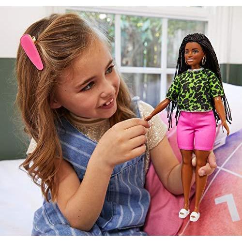 バービー Barbie Fashionistas Doll with Long Brunette Braids