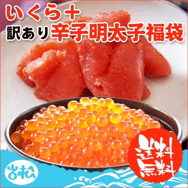 いくら 醤油漬け アラスカ 200g 辛子明太子 1kg 送料無料 ギフト お取り寄せグルメ