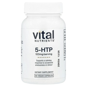 Vital Nutrients, 5-HTP，100 毫克，60 粒全素膠囊